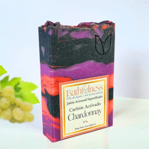 Jabón de vino chardonnay y carbón activado