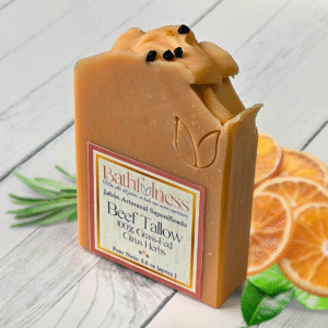 Beef Tallow-100% Grass Fed-Citrus Herbs